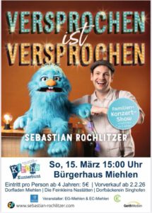 Kirche Kunterbunt – Familienkonzert-Show am 15. März 2026 mit Sebastian Rochlitzer